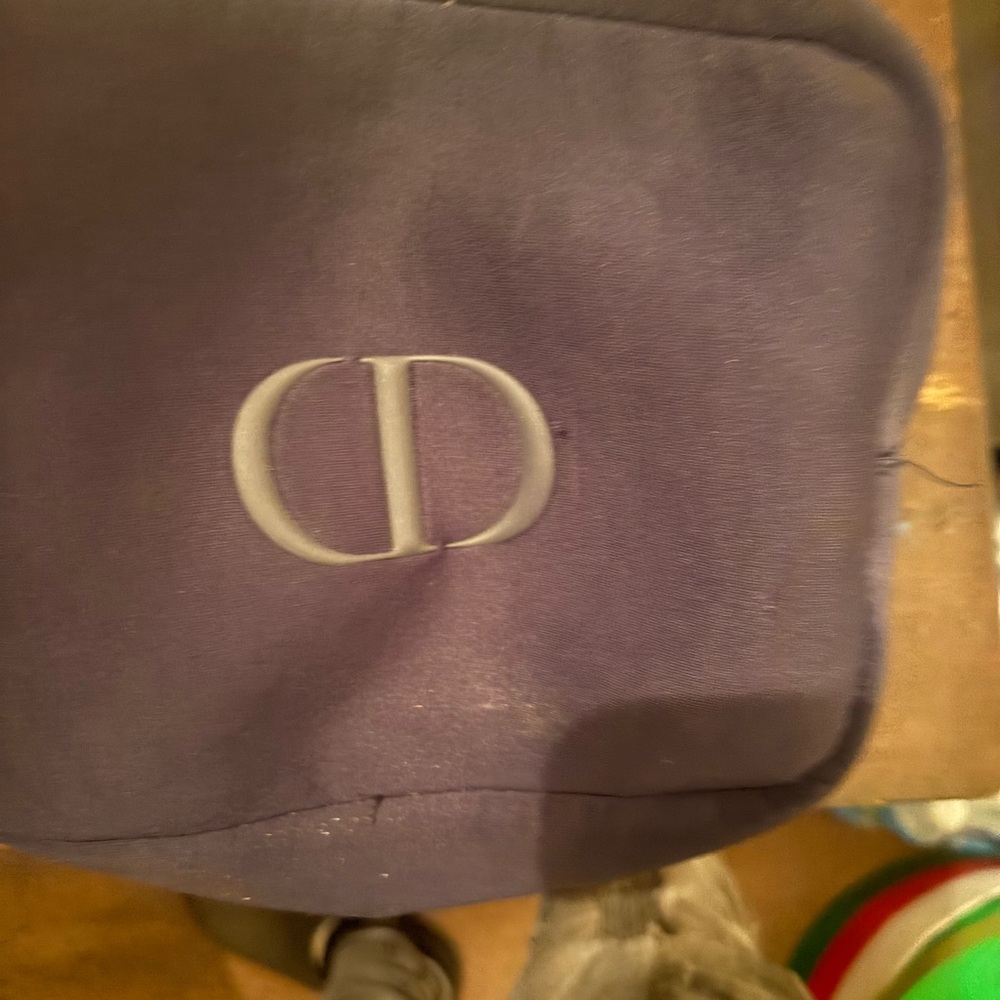 Dior Purple Cosmetic Bag